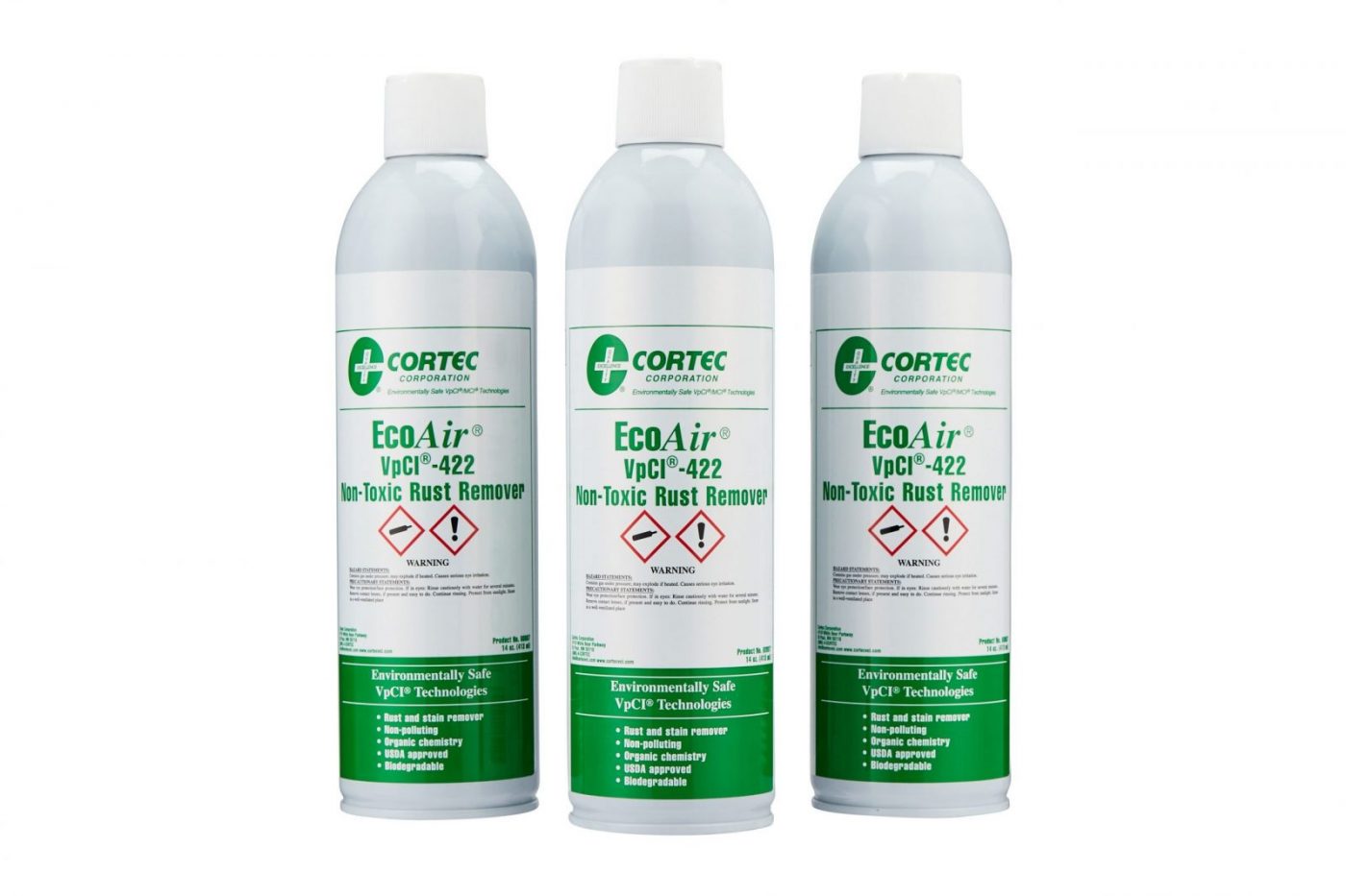 Cortec EcoAir VpCI 422 Rust Remover Spray For Metal Parts