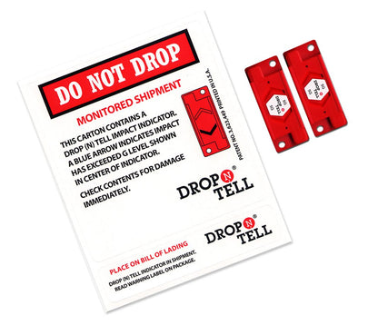 100 Drop N Tell Damage Indicators in Box Sets (Including Shipping Labels) Valdamarkdirect.com
