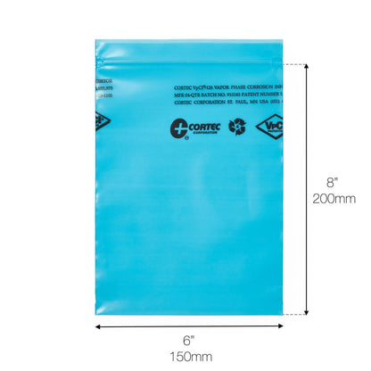 Medium Size Cortec VpCI® 126 Vapor Phase Corrosion Inhibitor VpCI® Zip Lock Bags