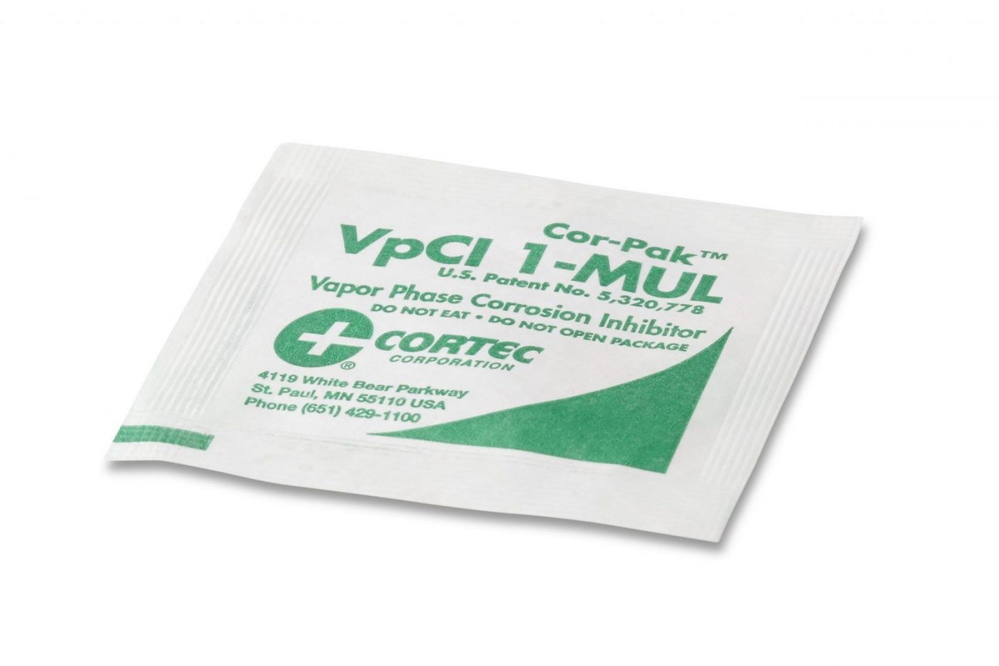 Cortec CorPak® 1-MUL/8-MUL VpCI® Desiccant Packs Valdamarkdirect.com