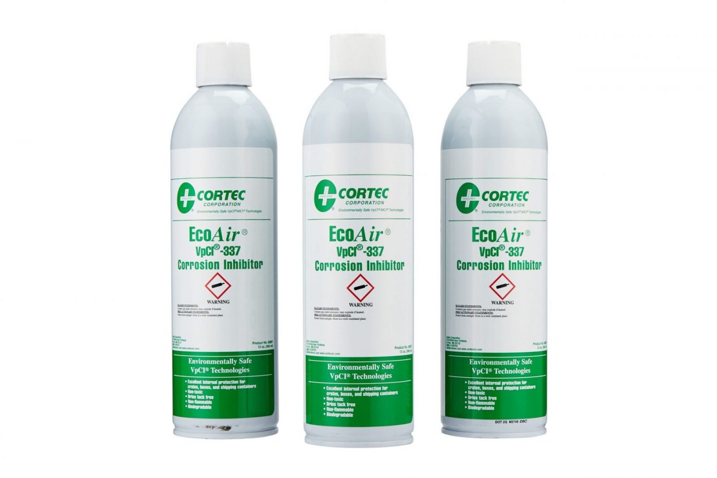 Cortec VpCI® 337  Rust Inhibitor Spray  14oz 400ml Aerosol Cans & 55 Gallon 19 ltr Drums