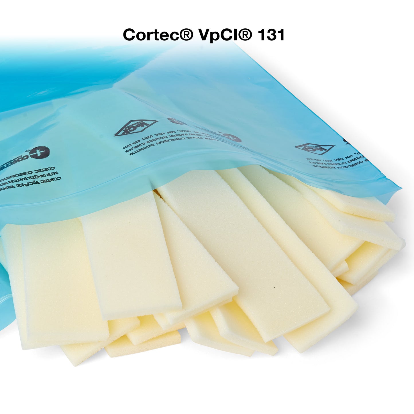 Cortec VpCI® 131 AntiStatic Foam Shapes 2 x 10" (5.08 x 25 cm) Valdamarkdirect.com
