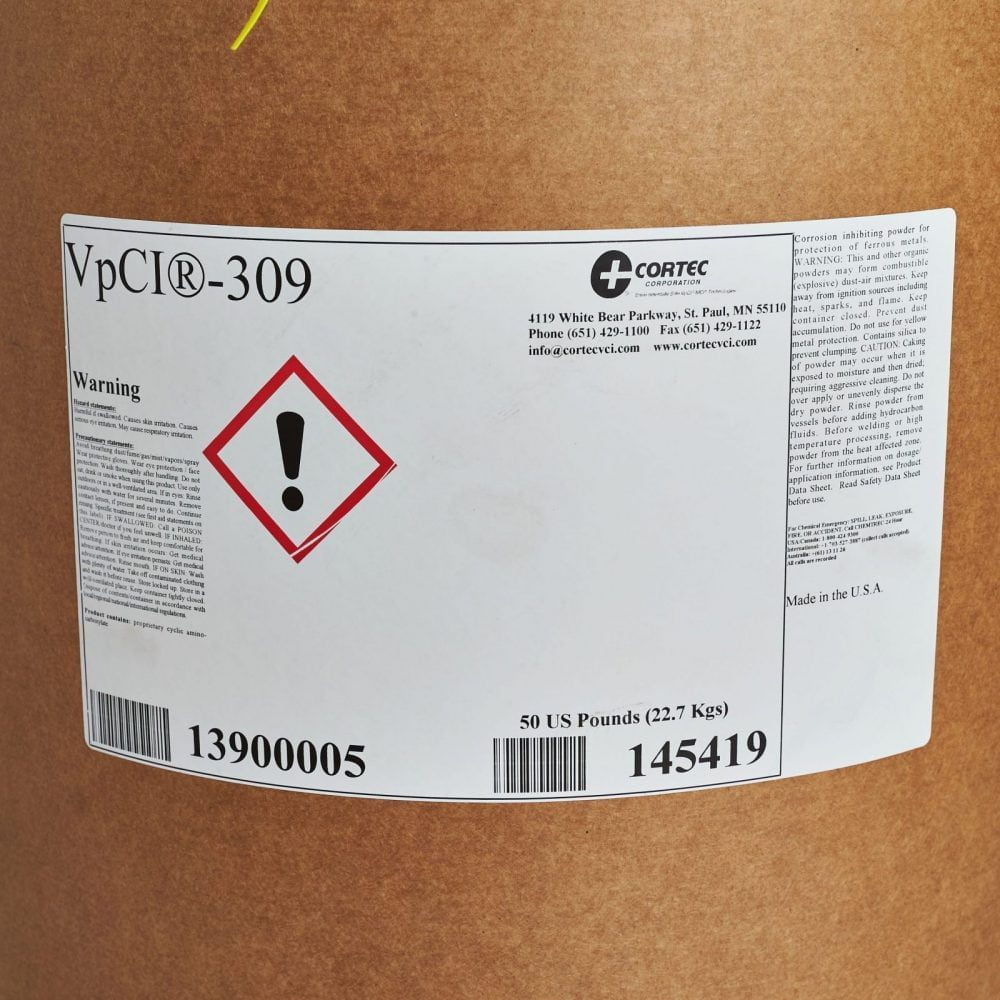 Cortec VpCI® 309 Corrosion Inhibitor Powder Valdamarkdirect.com