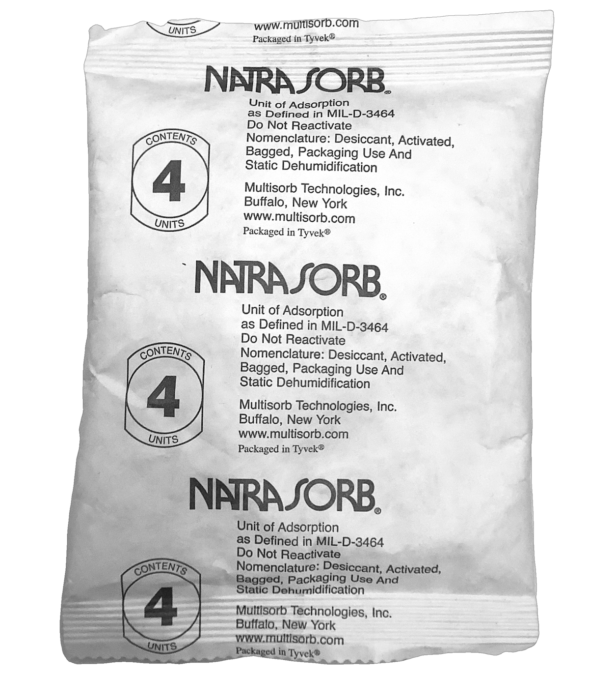 Multisorb NatraSorb® Desiccant Bags Valdamarkdirect.com