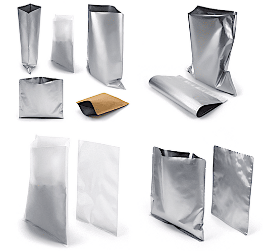 Pouch Packaging 3 Side Seal Flat Pouches Various Sizes Valdamarkdirect.com
