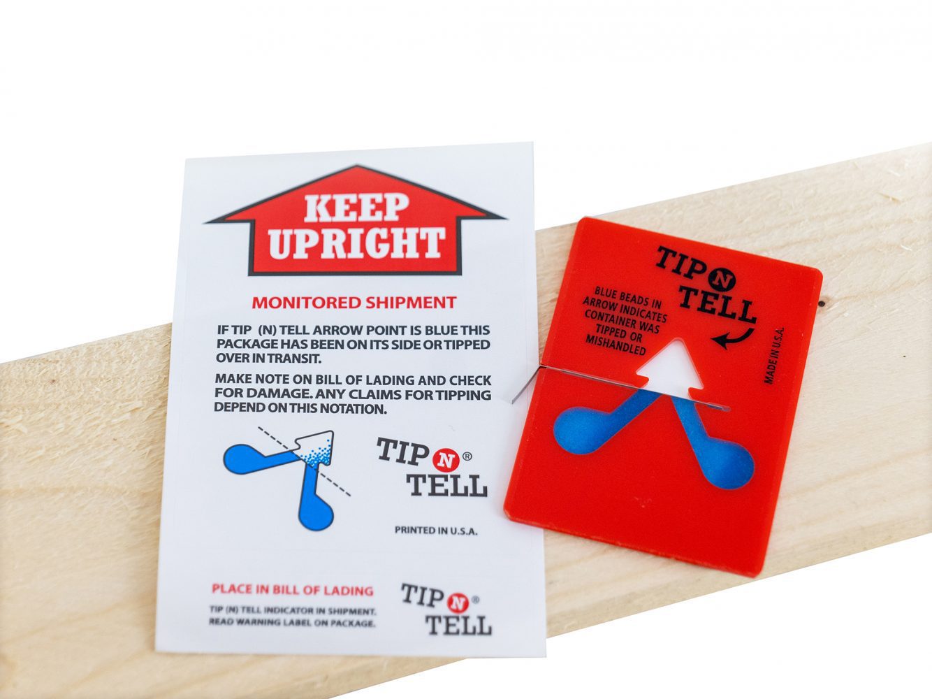 Tip N Tell® Labels Including Shipping Stickers. Shipping Tilt Indicator labels Valdamarkdirect.com