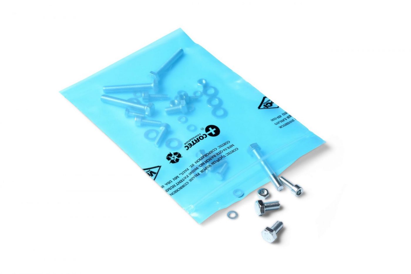 Small Size Cortec VpCI® 126 Vapor Phase Corrosion Inhibitor VpCI® Zip Lock Bags